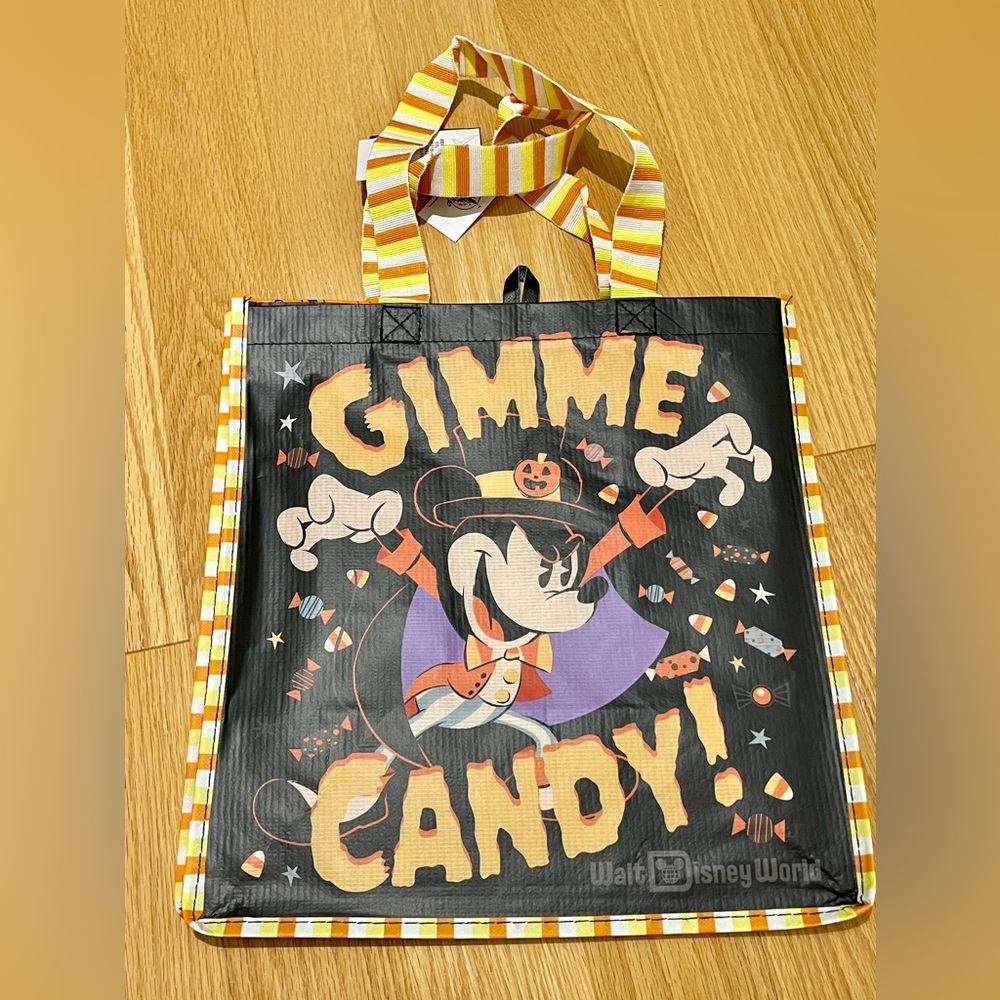 Disney Parks Mickey Mouse Halloween Trick or Treat Bag